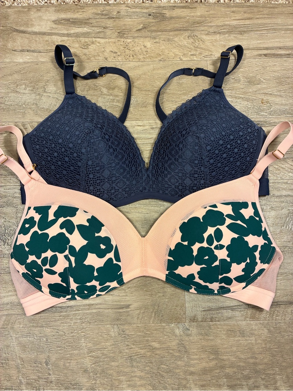 Lively 2 Wirefree T Shirt Bras Lace Print